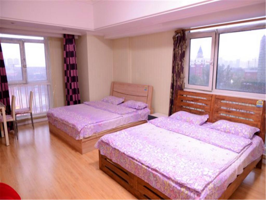 Green Express Apartment Harbin West Railway Station Pokój zdjęcie